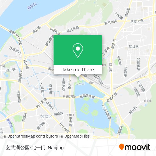 玄武湖公园-北一门 map