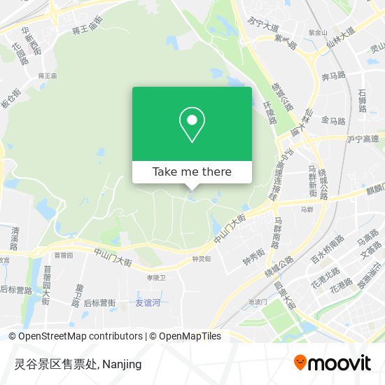 灵谷景区售票处 map