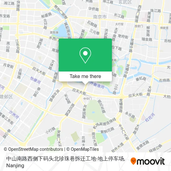 中山南路西侧下码头北珍珠巷拆迁工地-地上停车场 map