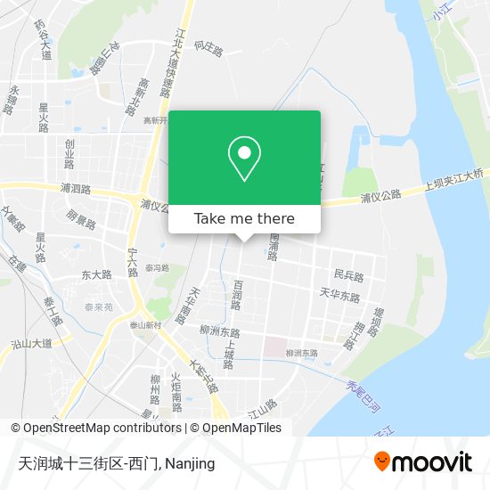 天润城十三街区-西门 map