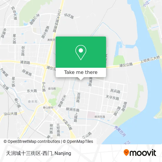 天润城十三街区-西门 map