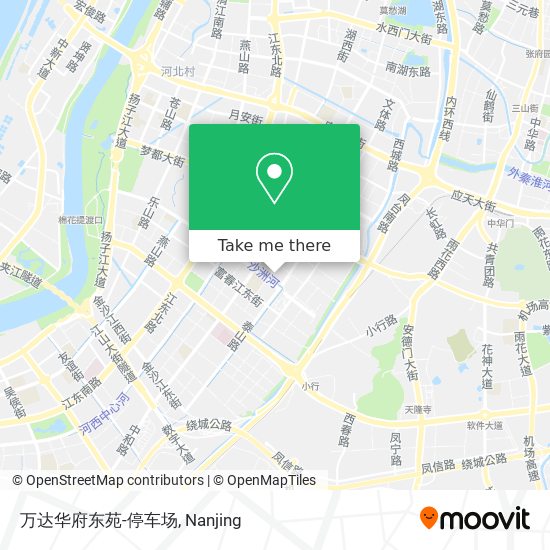 万达华府东苑-停车场 map