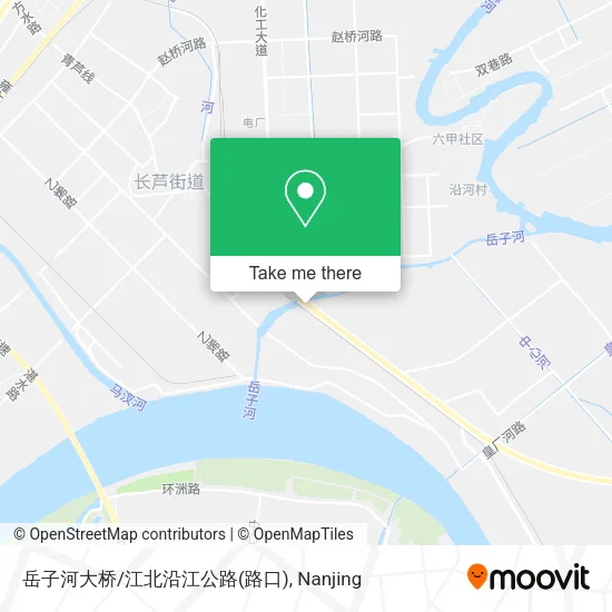 岳子河大桥/江北沿江公路(路口) map
