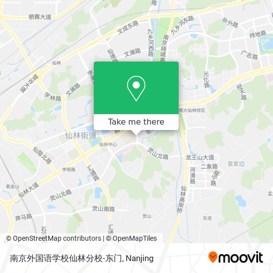南京外国语学校仙林分校-东门 map