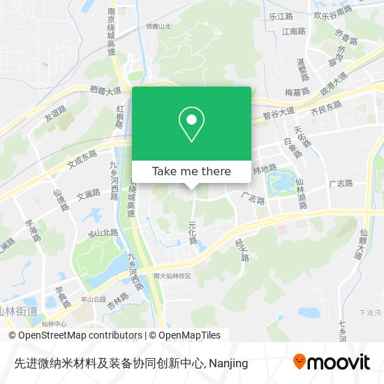 先进微纳米材料及装备协同创新中心 map