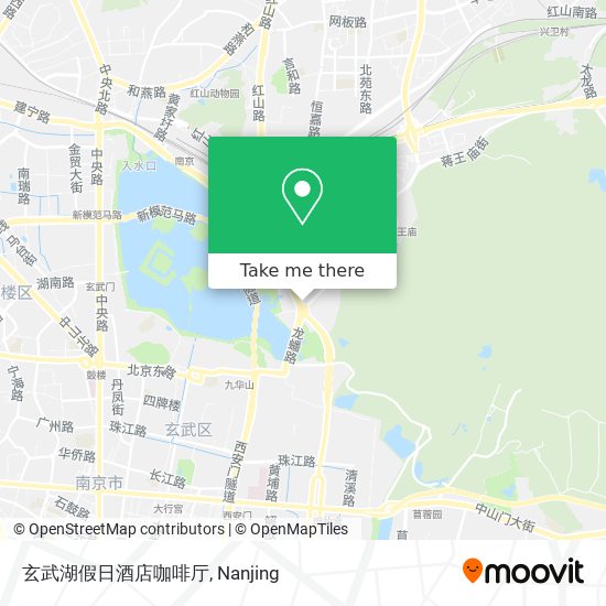 玄武湖假日酒店咖啡厅 map