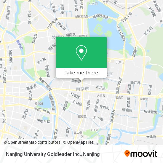 Nanjing University Goldleader Inc. map