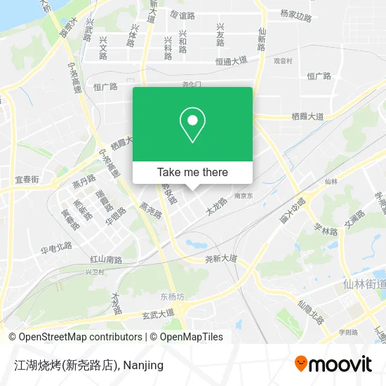 江湖烧烤(新尧路店) map