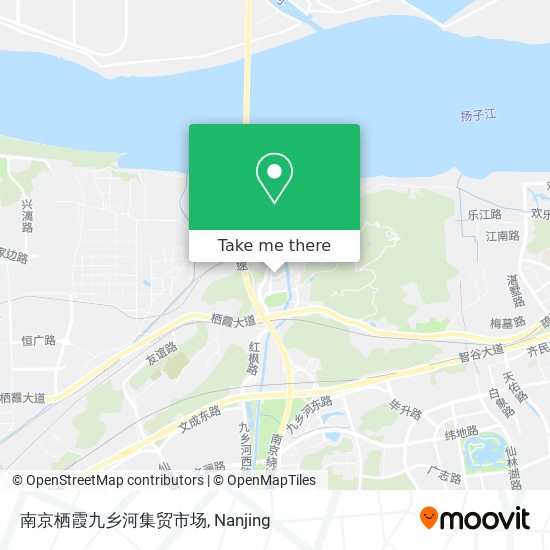 南京栖霞九乡河集贸市场 map