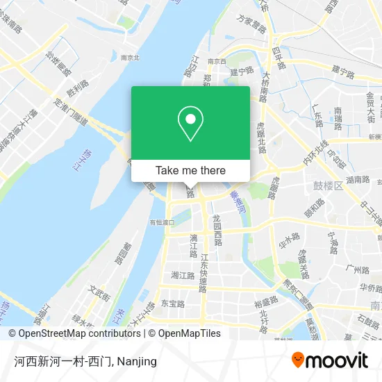 河西新河一村-西门 map
