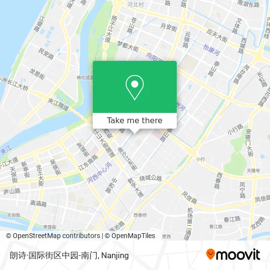 朗诗·国际街区中园-南门 map