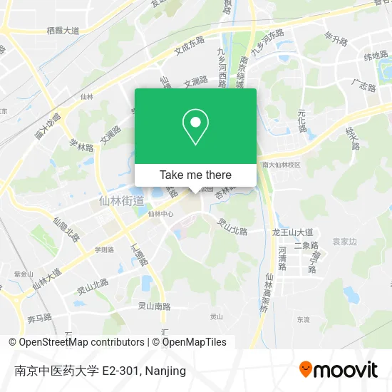 南京中医药大学 E2-301 map