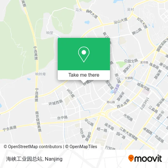 海峡工业园总站 map