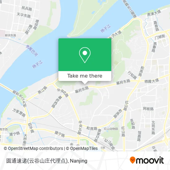 圆通速递(云谷山庄代理点) map