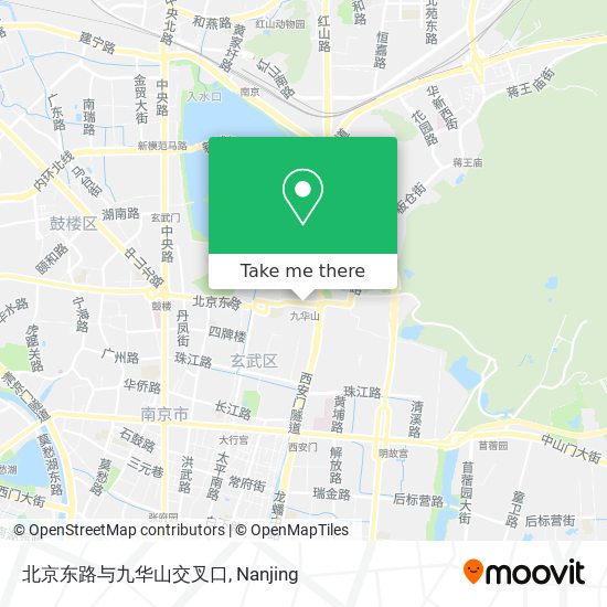 北京东路与九华山交叉口 map