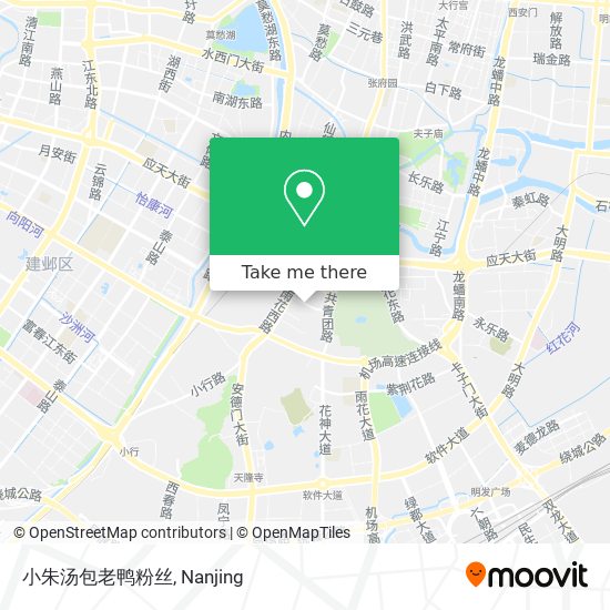小朱汤包老鸭粉丝 map