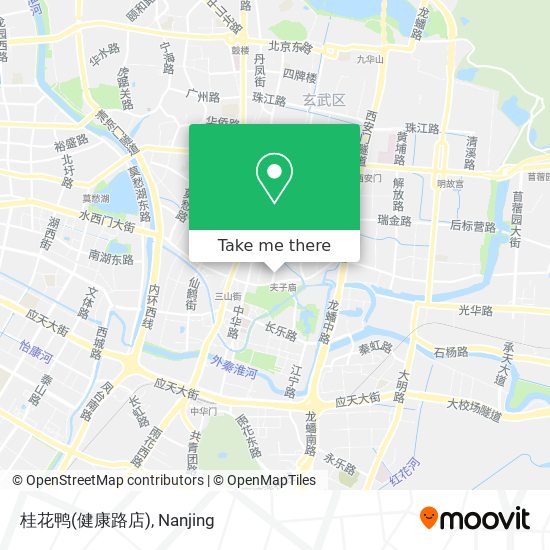 桂花鸭(健康路店) map