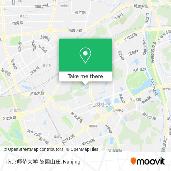 南京师范大学-随园山庄 map