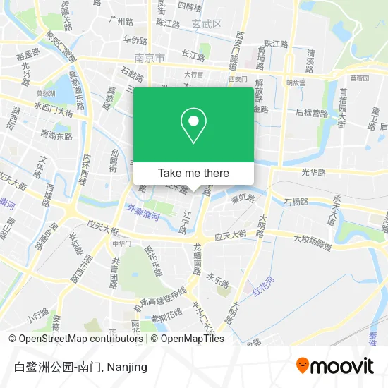 白鹭洲公园-南门 map