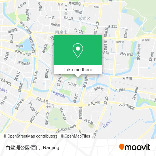 白鹭洲公园-西门 map