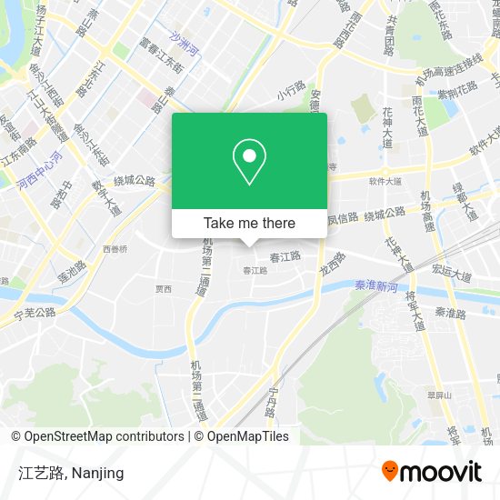 江艺路 map