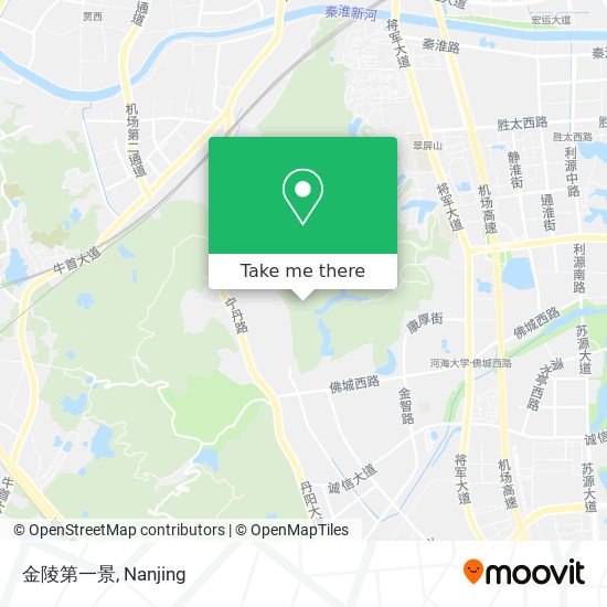 金陵第一景 map