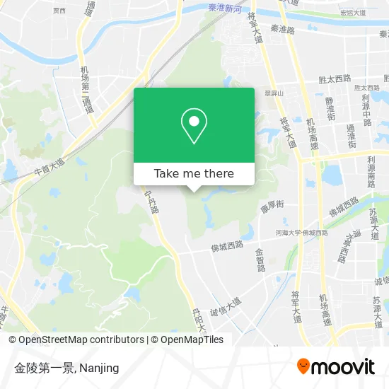 金陵第一景 map