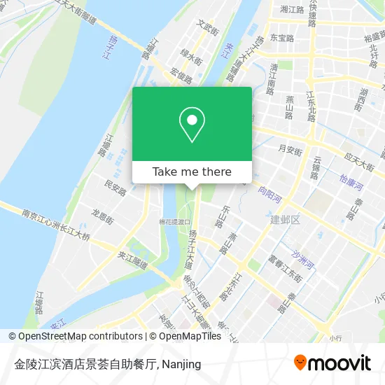 金陵江滨酒店景荟自助餐厅 map
