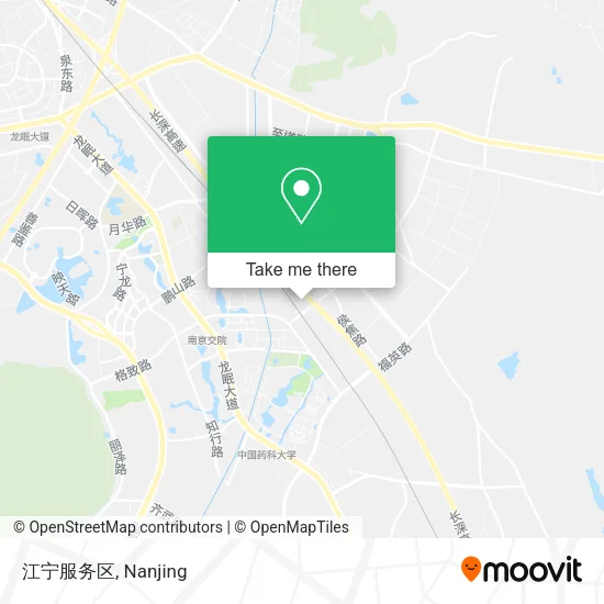 江宁服务区 map