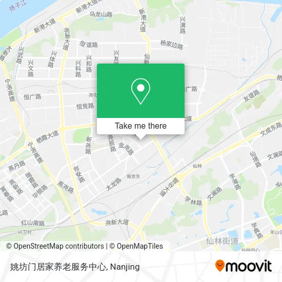 姚坊门居家养老服务中心 map