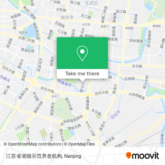 江苏省省级示范养老机构 map