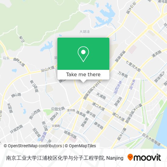 南京工业大学江浦校区化学与分子工程学院 map