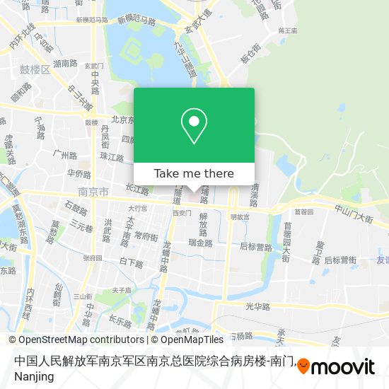 中国人民解放军南京军区南京总医院综合病房楼-南门 map