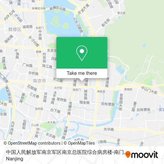 中国人民解放军南京军区南京总医院综合病房楼-南门 map