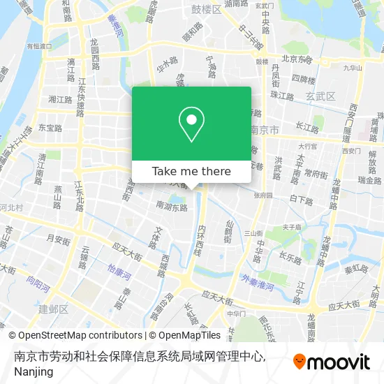 南京市劳动和社会保障信息系统局域网管理中心 map