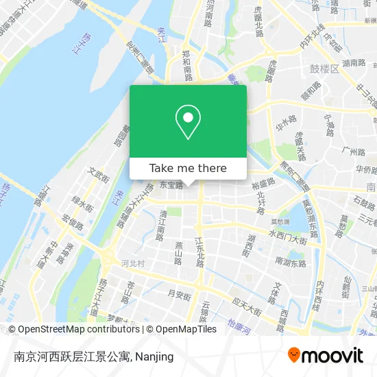 南京河西跃层江景公寓 map