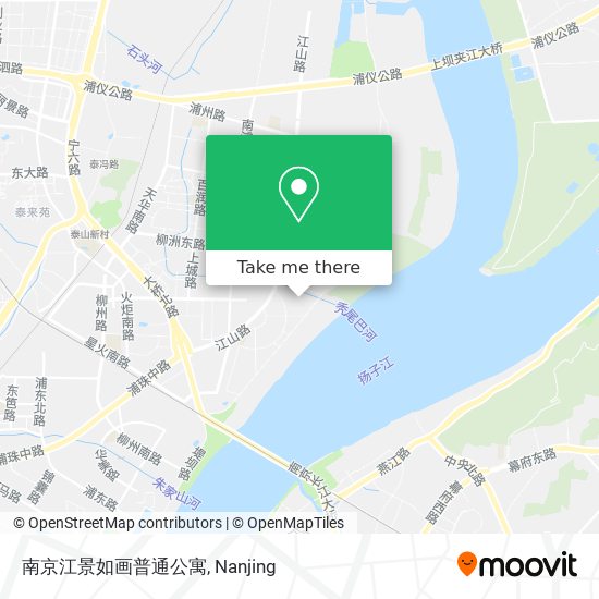 南京江景如画普通公寓 map