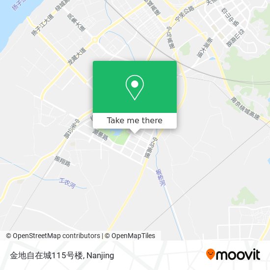 金地自在城115号楼 map