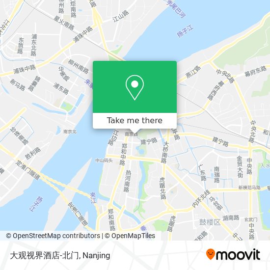 大观视界酒店-北门 map