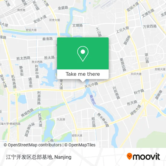 江宁开发区总部基地 map