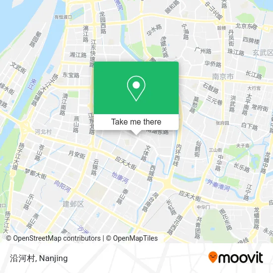 沿河村 map