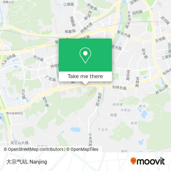 大宗气站 map