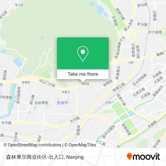 森林摩尔商业街区-出入口 map