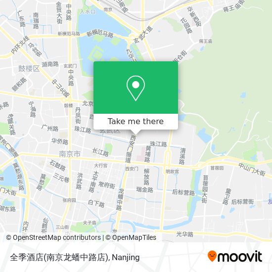 全季酒店(南京龙蟠中路店) map
