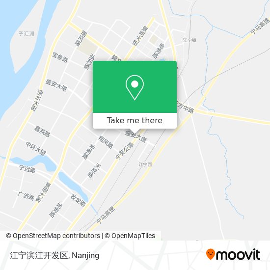 江宁滨江开发区 map