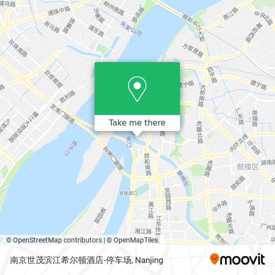 南京世茂滨江希尔顿酒店-停车场 map