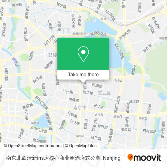 南京北欧清新ins房核心商业圈酒店式公寓 map