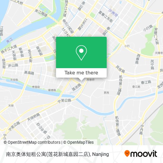 南京奥体短租公寓(莲花新城嘉园二店) map
