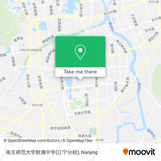 南京师范大学附属中学(江宁分校) map
