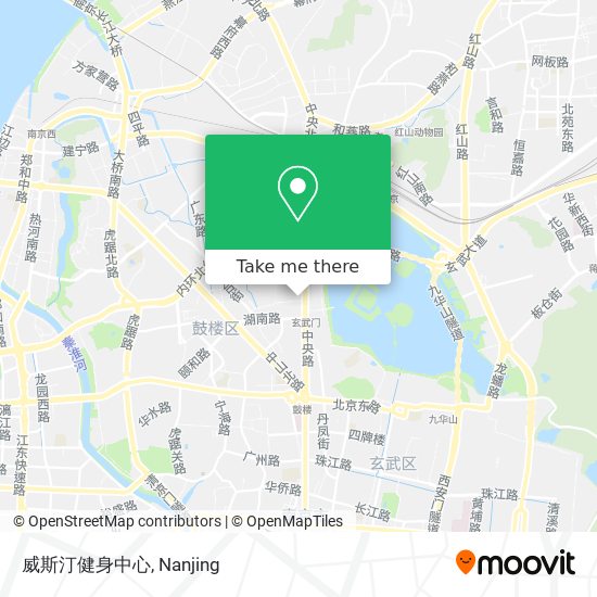 威斯汀健身中心 map